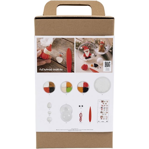 DIY Kit Julgranskulor - Modellera DIY Kit Julgranskulor - Modellera