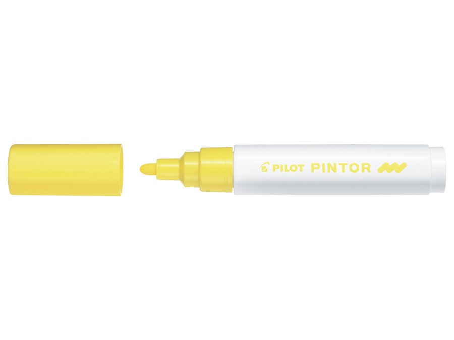 Fiberpenn Pilot Pintor - (Medium) - Gul - Fiberpenner, Penner, Penner, fargestifter og blekk