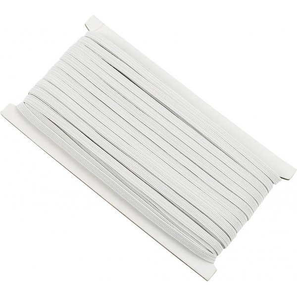 Resårband - vit - 50 m Resårband - vit - 50 m