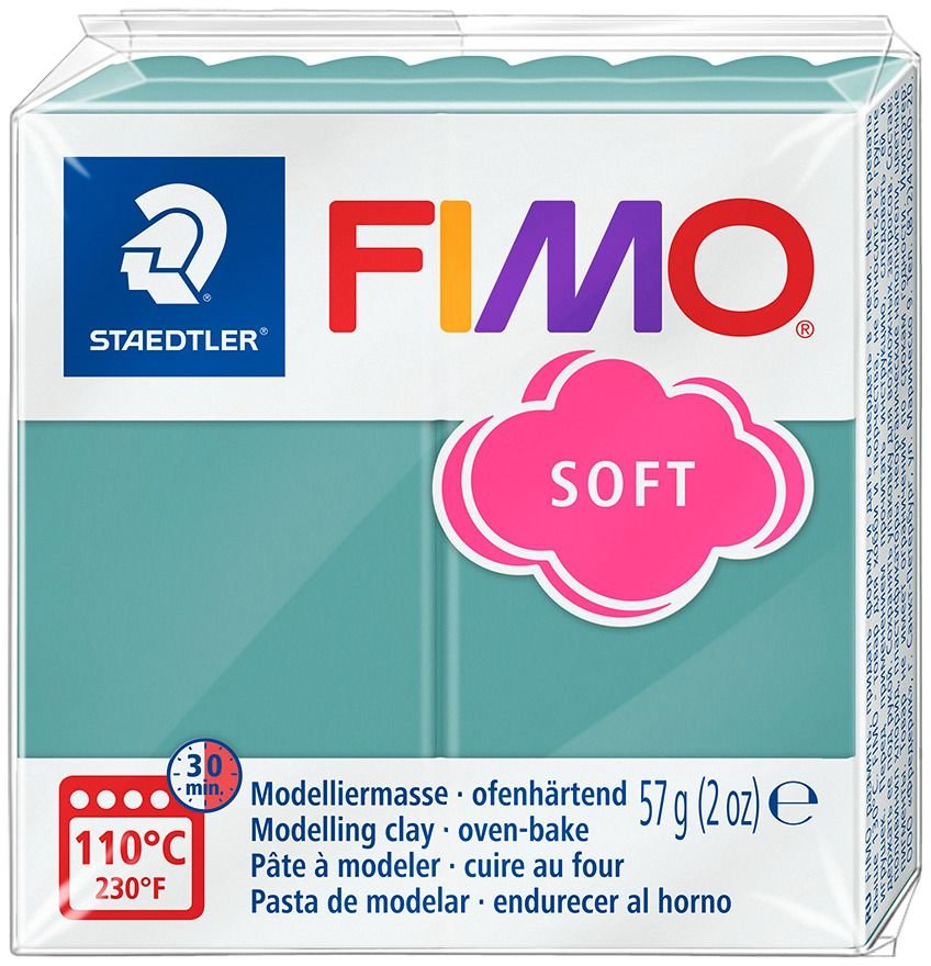 Model Fimo Soft 57g - Wave blå - Fimolera, Modellere, Hobbyartikler til børn, Hobbymateriale, Håndværk