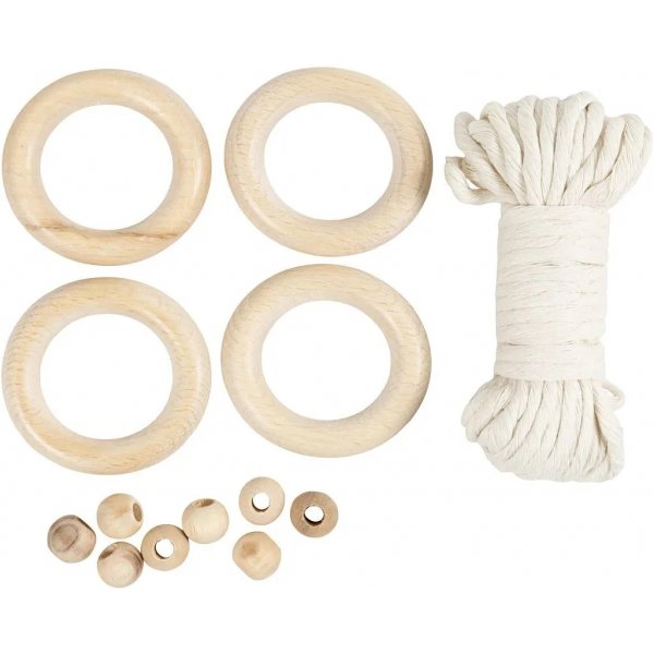 Mini DIY Kit Makramé, Servettring Mini DIY Kit Makramé, Servettring