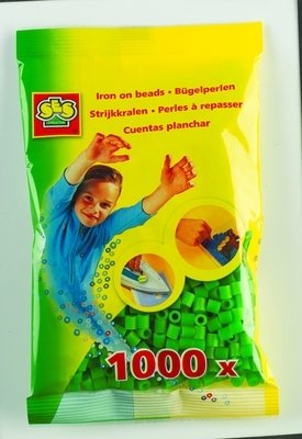 Perler 1000-pak Grønne - Rørperler, Perler & perleplader, Håndværk
