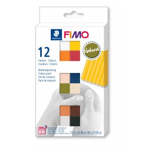 Modell Fimo Soft Set 12x1/2 - Naturlig