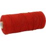 Makram�snor tynd 1 mm 315 m R�d - 1 n�gle