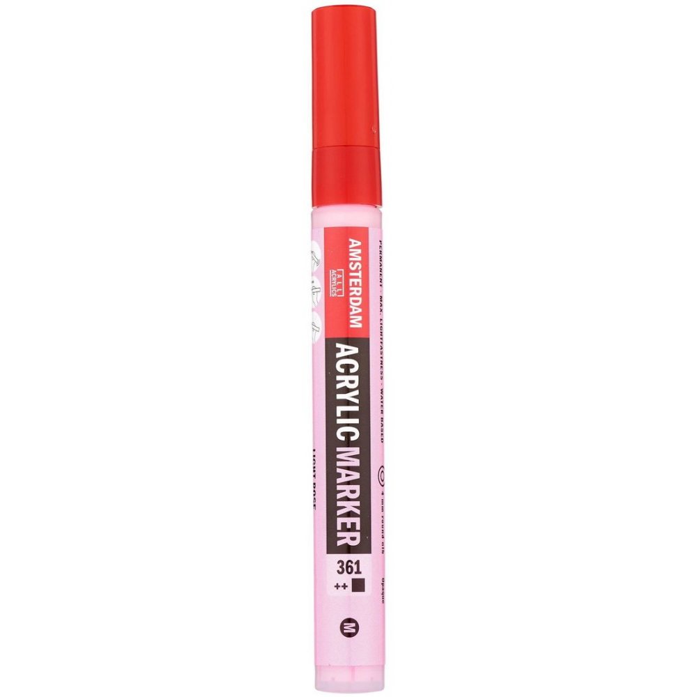 Amsterdam Markers 4 mm - Lys Rose - Amsterdam Markers, Amsterdam, Markers, Penne, Penne, kridt & tusch