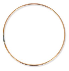 Rund stomme 45 cm kopparf�rgad