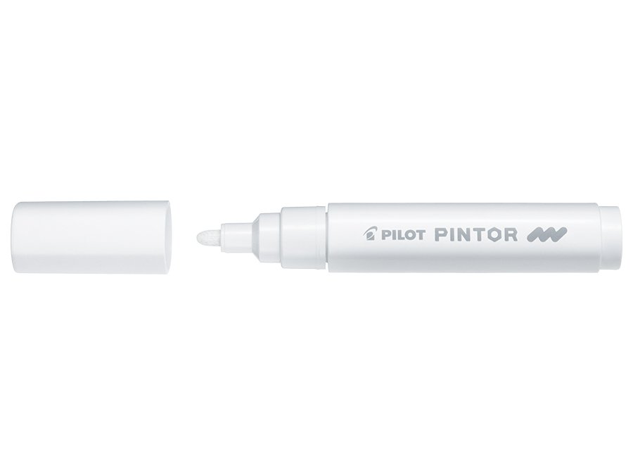 Fiberpen Pilot Pintor - (Medium) - Hvid - Fiberpenne, Penne, Penne, kridt & tusch