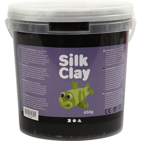 Silk Clay® - svart - 650 g Silk Clay® - svart - 650 g