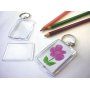 Transparenta nyckelringar, 5 x 4 cm, 6-pack Transparenta nyckelringar, 5 x 4 cm, 6-pack