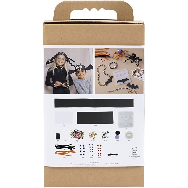 DIY-sæt med uhyggelige tilbehør til Halloween-farver DIY-sæt med uhyggelige tilbehør til Halloween-farver