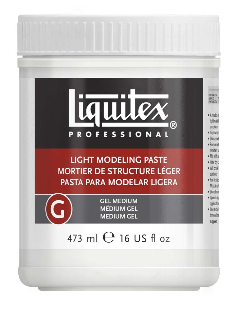 Let modelleringspasta Liquitex 473 ml - Akrylmedier, Malermedium, Fernis og kunstner medier til kunstmaling