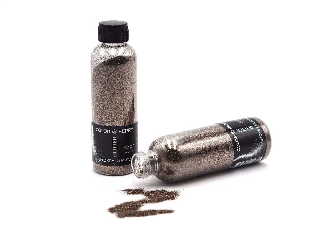 Glitter Dusty til harpiks - Smokey Quartz Fine - Harpiks, Støbning, Støbning, Hobbymateriale, Håndværk
