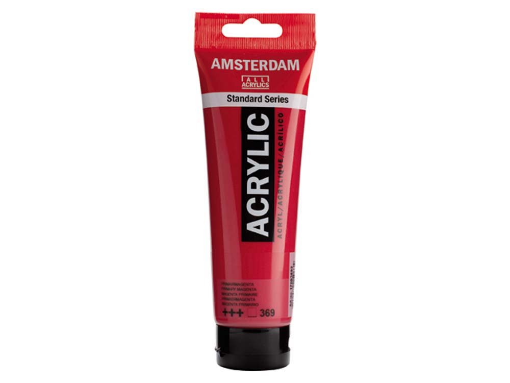 Amsterdam Akrylmaling 120 ml - Primær Magenta - Akrylfarver, Kunstnerfarver