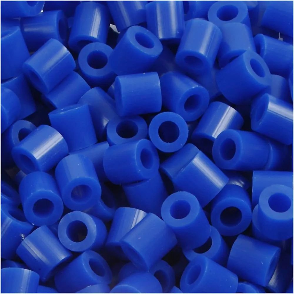 NABBI Tube perler - Mørkeblå (32232) - 1100 stk - Rørperler, Perler & perleplader, Håndværk