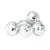 Discokuler 4 cm 1 stk - borddekorasjon Discokuler 4 cm 1 stk - borddekorasjon