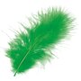 Maraboufj�drar 10 cm gr�na, 15-pack