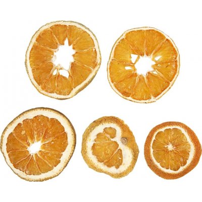 Appelsinskiver - 5 stk