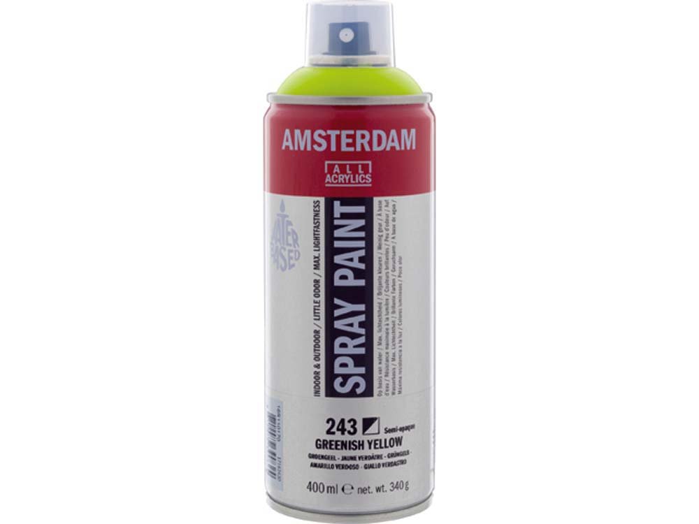 Amsterdam Spray 400 ml - Green Yellow - Spraydåser, Spraymaling, Hobbyfarve