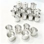 Ljushållare 21/22 mm silver - 25-pack Ljushållare 21/22 mm silver - 25-pack