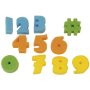 Skumgummisvampar med siffror 5 x 5 cm, 6-pack