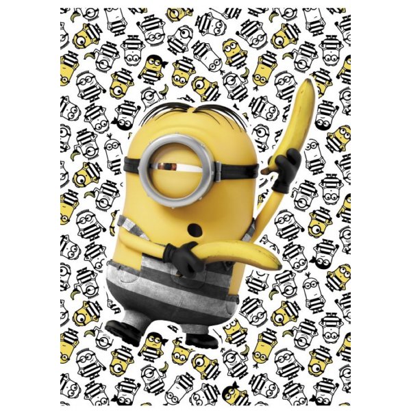 Kollegieblok Minions Banana - A4 Ternet