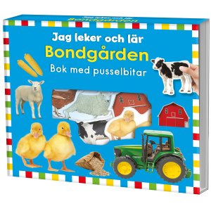 Jeg leker og lærer Bondegården - bok med puslespillbrikker Jeg leker og lærer Bondegården - bok med puslespillbrikker