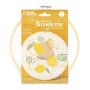 Broderikit citroner med ram 20 cm