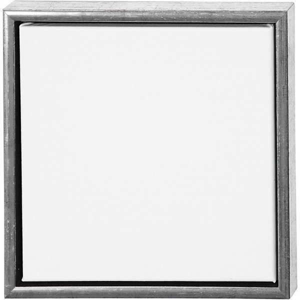 ArtistLine Canvas med ram - antiksilver/vit - 34x34 cm ArtistLine Canvas med ram - antiksilver/vit - 34x34 cm