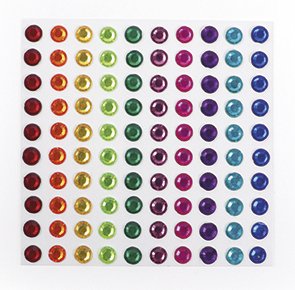 100 rhinestones i blandade färger, 5 mm 100 rhinestones i blandade färger, 5 mm