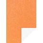 Glitterpapper A4 200 g neonorange