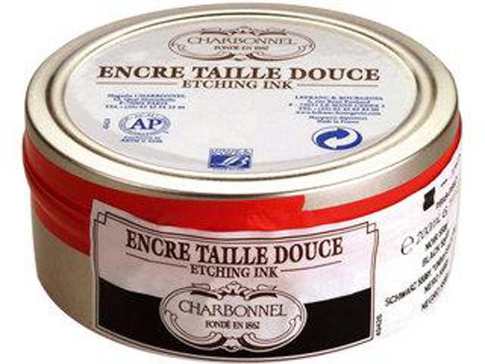 Blæk Intaglio Charbonnel Ink 200 ml - Black 55981 S2 - Farve & medium til grafisk tryk, Print & printfarve