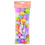 Pompom pastellf�rger 100 st