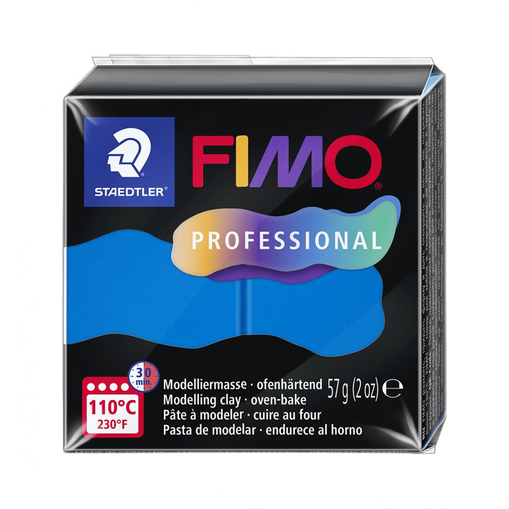Modellervoks Fimo Professional 57 g - Ren blå - Fimolera, Modellere, Hobbyartikler til børn, Hobbymateriale, Håndværk