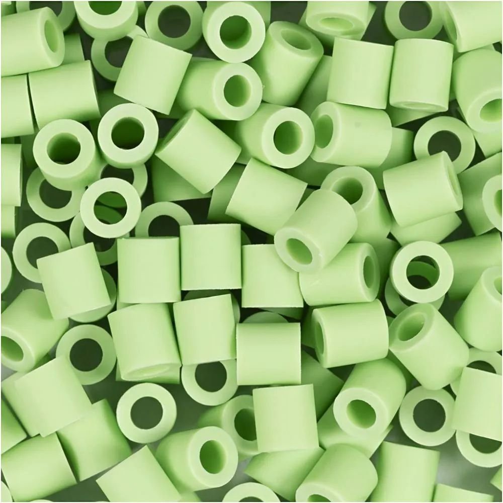 NABBI BioBeads - Pastelgrøn - 1000 stk - Nabbi smelteperler, Perler & perleplader, Håndværk