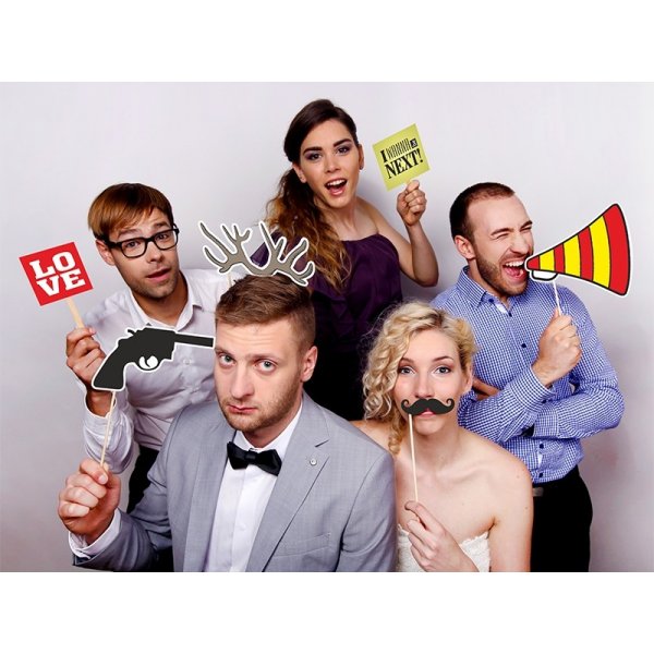 Fotoprops - Team Bride 3 st Fotoprops - Team Bride 3 st
