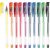Gel kuglepenne - blandede farver - 10 stk