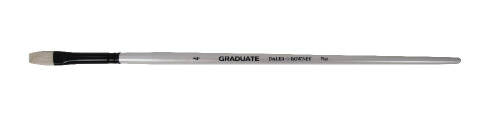 Akrylpensel Graduate Brush Lang Flad - 4 - Akrylpensler, Pensler