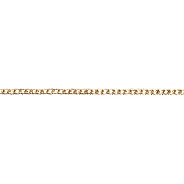 Halskedja med l�s f�rgylld 80 cm 1 mm - 1 st