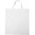 Tekstilpose med kort hndtak - hvit - 20 stk