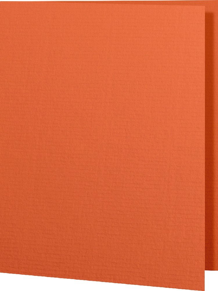 Papperix A7 Kort Dobbelt Stående - 5-pak - Orange - 74x105 mm (A7), Kort, Kort & kuvert, Scrapbooking, Håndværk