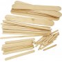 Popsicle sticks - blandede strrelser - 4250 stk