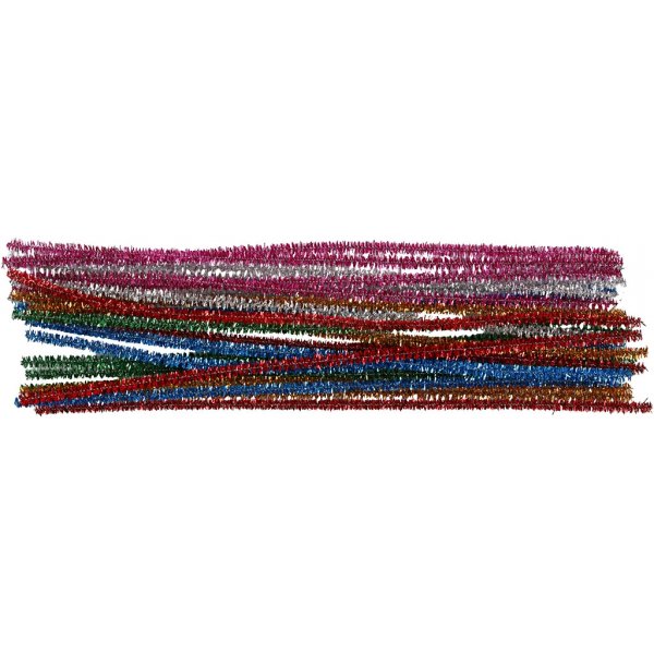 Piprensare - Ø6 mm starka färger - glitter - 24 st Piprensare - Ø6 mm starka färger - glitter - 24 st