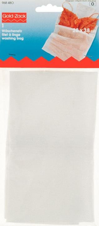 Vasketøjspose 28x38 cm Hvid 1-pak - Beskyttelse af beklædningsgenstande og tekstilpleje, Lapper, reparation og tekstilpleje, Sytilbehør