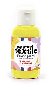 Textilfärg 50 ml gul Textilfärg 50 ml gul