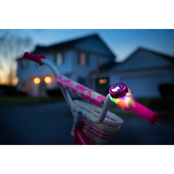 Cykelklocka LED barn flerfärgad med ljus Cykelklocka LED barn flerfärgad med ljus