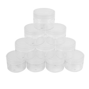 Förvaringsburkar med skruvlock 110 ml 10 st Förvaringsburkar med skruvlock 110 ml 10 st
