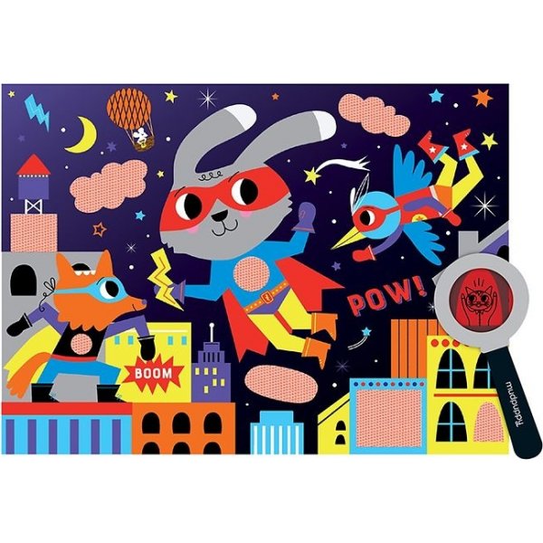 Puslespil Hemmeligt billede - Superhelte Puslespil Hemmeligt billede - Superhelte