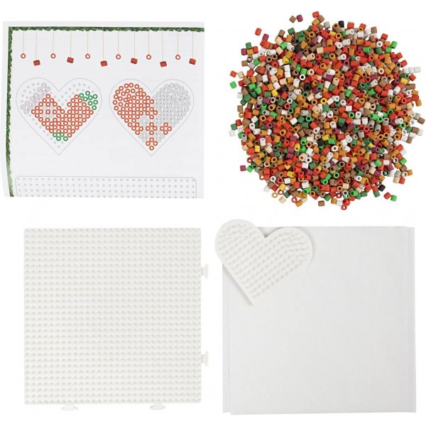 DIY Kit NABBI BioBeads - Jultomte - julstrumpa - julhjärta - julgran och ren DIY Kit NABBI BioBeads - Jultomte - julstrumpa - julhjärta - julgran och ren