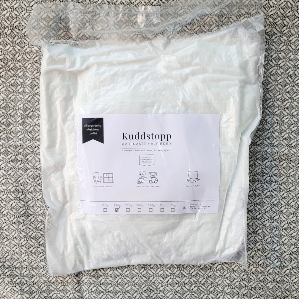 Polstring 200 g - Polyestervat - Polstring, Dekorationmateriale, Hobbymateriale, Håndværk