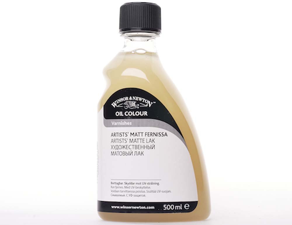 Fernis W&N Artists Matt - 500 ml - Medium til oliemaling, Malermedium, Fernis og kunstner medier til kunstmaling